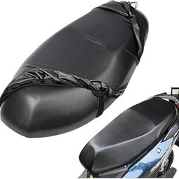 Tachobi Motorcycle Seat Cover Motorbikes Waterproof Mopeds Pad Protector Black Motors | Parts & Accessories Motorcycle Cushion Seat Cover(1 Pack,Black)-image-20