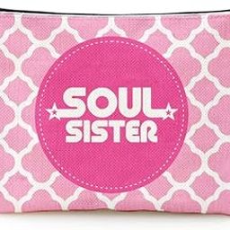 TheYaYaCafe Cosmetic Bag, Makeup Pouch for Sister Multifunctional Travel Kit Storage Toiletry Bag-image-1