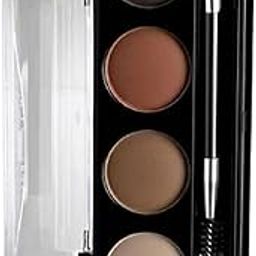 Facejewel 4 Shades With 1 Brush Eyebrow Palette 4g Eyebrow Makeup Cake For Women And Girls Eyebrows,Waterproof Non-Transfer-33