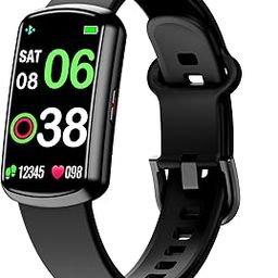 Health Fitness Tracker with 24/7 Heart Rate, Smart Watch with Blood Pressure and Blood Oxygen Monitor, Bulit-in 120+ Sport Mode, Sleep Tracking Waterproof Activity Tracker for Women Men (Black)-image-84