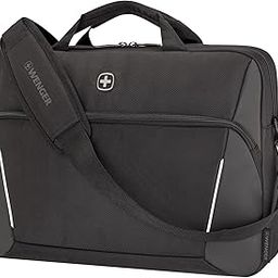 Swiss Designed XE Compact Brief 16, Laptop Briefcase with Tablet Pocket, Includes Essentials Organiser, Comes with Detachable Shoulder Strap, Black | 17 litres (653299)-image-37