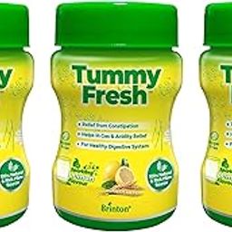 Brinton Tummy Fresh (Sugar Free) for Healthy Digestive sytem and Relief from constipation, Gas & Acidity 100 gm x Pack of 3-12
