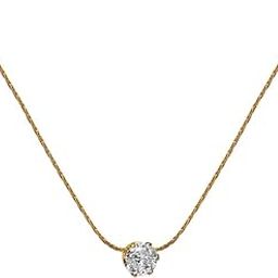 White Stone Danity Necklace for Women | Stylish Everyday Wear Minimal Anti-Tarnish Waterproof Jewelry | Birthday, Anniversary, Wedding Gifts for Wife & Mom-55