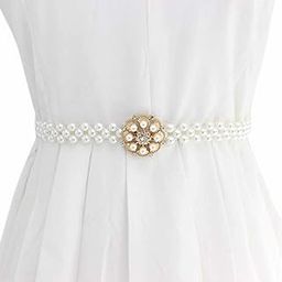 Pearl Adjustable Waist Belt with Hollowed Tassel Detail, Suitable Size for Waist 24-34 INCH-image-71