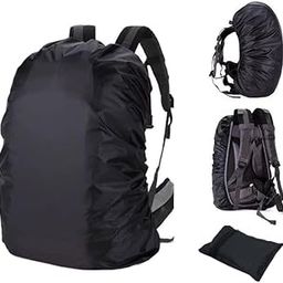 Prime Waterproof Rain Bag Cover with Pouch for Backpack Rainproof Dust Proof Protector Elastic Adjustable for Trekking & Laptop, School Bag Pack of 1-image-80