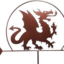 CALANDIS™ Metal Iron Dragon Weathervane Weather Vane Outdoor Roof Farm Decor 79cm Tall | Compasses & GPS | Hiking Gear | & Hiking | Outdoor Sports-image-35