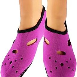 UJEAVETTE® 1 Pair Swimming Diving Socks Neoprene Surfing Beach Boots Non-Slip Red L-image-67