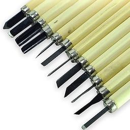 12-Piece Wood Carving Chisel Set – Professional-Grade CR-V 60 Steel Blades for Beginners and Experts-image-37