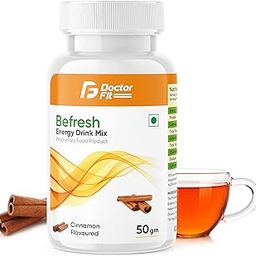 DOCTORFIT Befresh Energy Drink Mix, Herbal Green Tea Extract 50g (Pack of 1), Cinnamon Flavoured)-image-18
