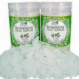 360feel Bhimseni Camphor 2x250 gm Kapoor Kapur isoborneol karpur Pacha karpooram Flakes desi Pure Natural Organic Aromatic for Pooja, Meditation, Havan, Room Freshener, Mosquito - Insect Repellent-image-49