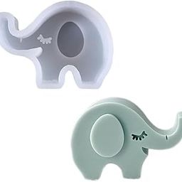 HUSAINI MART | Elephant Shape Candle Mold Silicone Animal Soap Molds for DIY Scented Candle Making Aromatherapy Wax Melts Polymer Clay Cute Handmade Soap Molds Chocolate Cake Fondant Molds-image-94