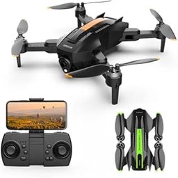 RAMNATH Q5 Gel Blaster Foldable Drone 4k HD Dual Cameras, WiFi FPV Live Video, Gesture Control, Optical Flow, Altitude Hold, One Key Return - RC Quadcopter Toy Gift for Kids & Adults.-image-62