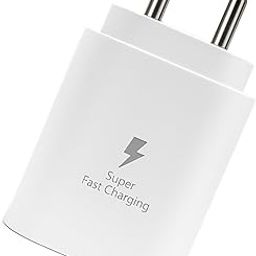 25W USB Type-C Fast Charging Adapter Compatible with Samsung Galaxy S24, S23,S22,S21,S20/Ultra, M35 5G, M34 5G, M14 5G, M15 5G, M53, A15 5G, A14 5G, A35 5G, F15 5G, F14 5G, F34 5G,S/F/M/A Series.-30