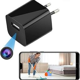 CE-16 Charger Camera HD Mini USB Wall Charger Camera HD 1080P Video Audio Secret Recording with Loop and Motion Detection Cam for Nanny, Home, Office, Shop-3