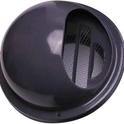 Chimney Vent Cowl Cap, Outdoor Rain and Snow Cover Protector Capwith Mesh Stainless Steel Rainproof Exterior Wall Air Outlet Exhaust Pipe 100mm,C-image-90