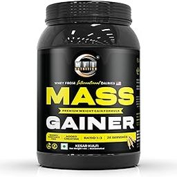 MFI NUTRITION MASS GAINER | 1:3 Ratio for Muscle Growth | Boosts Metabolism | Banned Substance Free | High-Calorie Supplement | Energy & Recovery Support (1 KG, Kesar Kulfi)-71