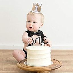 Babymoon 1 year Birthday Crown Baby Cap | Cake Smash | Baby Photography Cap | Brown-27