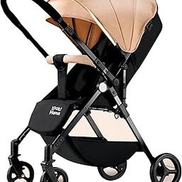 LOOK MAMA Lightweight Stroller, Compact Folding, Fully Reclining, Sun Canopy, with Rain Cover - Suitable from Birth to Approx. 4 Years-5