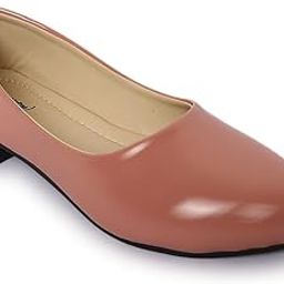 Women's Classic Ballet Flats, Slip-On Formal Shoes, Low Block Heel, Office Casual Footwear-image-92