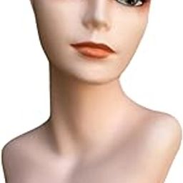 UJEAVETTE® Wig Hair Head Mannequin Cosmetology Doll Heat Resistant Hair Styling Gold-54