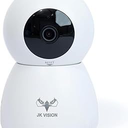 Ranger 2 WiFi CCTV Camera, 360° Coverage,1080P, Wireless, Human Tracking, Alarm Push, Night Vision, Two-Way Talk, Compatible with Alexa, White, Support Upto 256GB Memory Card-24