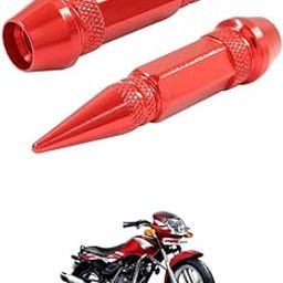 LOVMOTO Universal 2PC Spiked Aluminum Stem Valve Caps Dustproof Tire Wheel Stem Caps for Cars,SUVs,Trucks Bicycles and Motorcycles Comfortable with St-ar Sp-ort-image-48