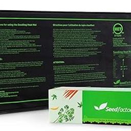 MET certified Seedling Heat Mat, Seedfactor Waterproof Durable Germination Station Heat Mat, Warm Hydroponic Heating Pad for Indoor Home Gardening Seed Starter(10" x 20")-picture-2