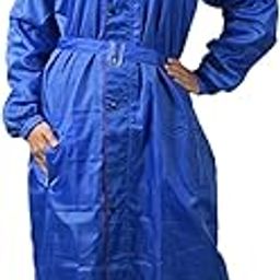 Premium Raincoat for Women | Reversible 2-Layer PVC | Reflective Trims | Adjustable Hood & Belt-image-61