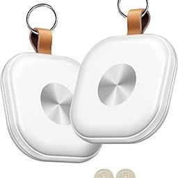 Air Tags-2 Pack，Bluetooth Tracker, Keys Finder and Item Locator for Keys, Bags Luggage, Suitcases and Wallet,Worldwide Tracking Tags，Works with Apple Find My (iOS Only),White-image-99