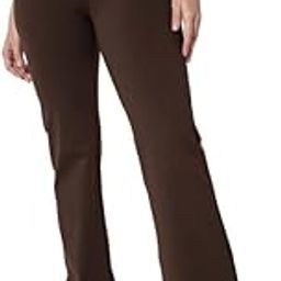 Ultimate Flare Pants for Women Upto 5'4 ft | Ribbed Waistband, 4 Pockets | High Waist Trousers and Formal Pants for Office wear-image-54