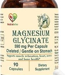 Magnesium Glycinate Chelated - High Absorption - Supports Muscle Relaxation, Bone Health & Sleep - 90 Capsules (1)-image-43