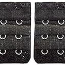 Bra Hook Extender- 2 & 3 Hooks Without Elastic Bra Extensions Combo (Free Size) Multicolour-image-89