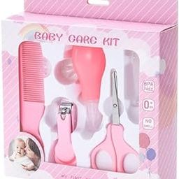 Episkey Baby Grooming Kit, Newborn Baby, Toddler, Kids Accessories Set, Portable Infants Kit, Ideal for Travelling & Home Use (Set of 1| 0-3 Years and above |Multicolour) (5 in 1 PINK)-image-79
