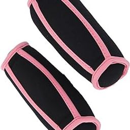 ATORSE Hand Weights with Hand Strap Neoprene Dumbbells for Workout Fitness Aerobics Pink 2lbs-image-23