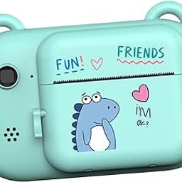 MYADDICTION Children Digital Instant Print Camera Durable for Birthday Gift Student Blue Cameras & Photo | Digital Cameras-picture-15