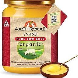 Aashirvaad Svasti Organic Cow Ghee, 500 ml| Sourced from healthy cows| Comes with authenticity proof| Slowly cooked for 3.5 hrs| Rich, nostalgic aroma-image-54
