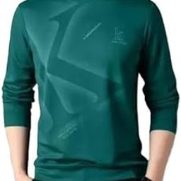 Janak Creation Men's Long Sleeve Crewneck Sweatshirt, Casual Cotton Blend-image-66