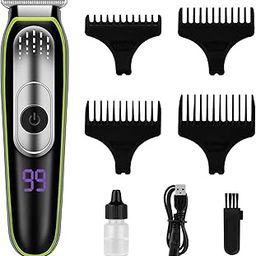 Trimmer Men Beard with LED Battery Indicator, High Grip Trimmers for Man, Precision Trimmer for Men, Rechargeable Wireless Grooming Tool for Neat and Stylish Beard Maintenance-image-48
