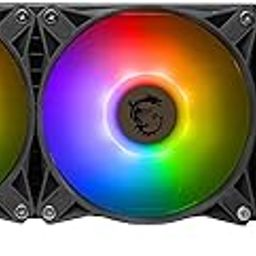 MSI MAG CORELIQUID M240 AIO CPU Liquid Cooler, 240mm Radiator, 2 x 120mm Fans, Split-Flow Water Cooling, LGA 1700 and AM5 Compatibility-13