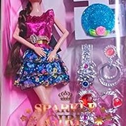 Drop Out Seller Sparkle with Assesries Set Toy for Girls Fashion Doll Toy for , Girls, Kids 1psc-image-98