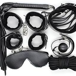 ToyEx Blush Desire – Black Faux Leather Lingerie Costume Set for Roleplay & Fantasy Nights(Black)-image-3
