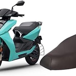 KSHEERI Ather ATHER 450, 450 APEX Scooty Seat Cover Protect from Rust and Dust, PU Leather Waterproof Durable Seat Cover (Black)-image-43