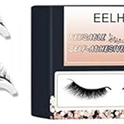 Enakshi® 2xFalse Eyelashes Fake Eyelashes Curly Self-Adhesive Thick All Eyes Women Long Slim Style|Health & Beauty | Makeup | Eyes | False Eyelashes & Adhesives-image-24