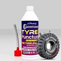 Aayatouch Tyre Puncture Solution for Tubeless Tyres, Gel-Based Sealant with Fiber-image-48