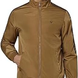 Polyester Men's Standard Length A-Line Coat (Atjkljbofg52893_Brown_Large-picture-10