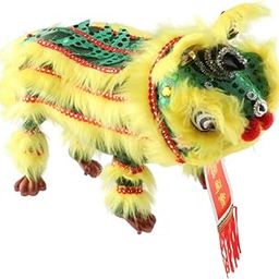 JAZZY PEARLS® Hand Puppet with Strings and Rod Handmade for Chinese New Year Children Kids Green Yellow|Toys & Hobbies | Educational | Other Educational Toys|1 Hand String Puppet-image-1