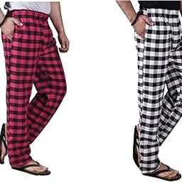 Printed Comfort and Style Combined: Cotton Men's Pajamas Pack of 2, (N714) Multicolour-image-89