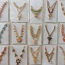 VARNI CREATION Ladoo Gopal Shringar Diamond Long MALAs (15)-image-36
