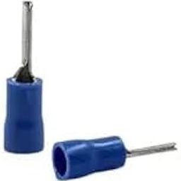 GLOBOMOTIVE Electric Pin End Terminal with Nylon Insulated for Electrical Projects - Cable Insulated Electrical Pin Lug Connector Terminal Cable entry 2.5 sqmm (Pack of 100)-14
