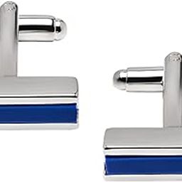 Shining Jewel Chrome and Silver Plated Designer and Stylish Blue Cufflinks for Men (SJ_7202_BL))-image-38